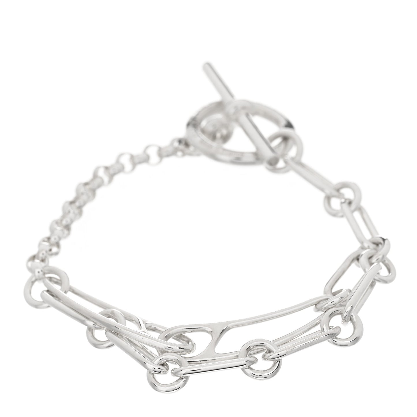 Sterling Silver Chaine d'Ancre Punk Bracelet SH