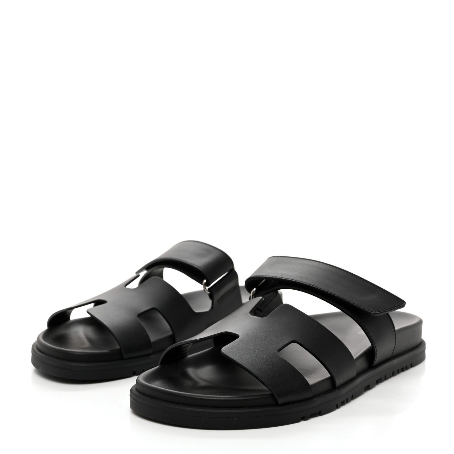Calfskin Womens Chypre Sandals 38 Black