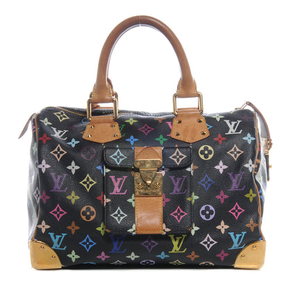 Louis Vuitton Monogram Multicolor Speedy 30 Black 1 of 9