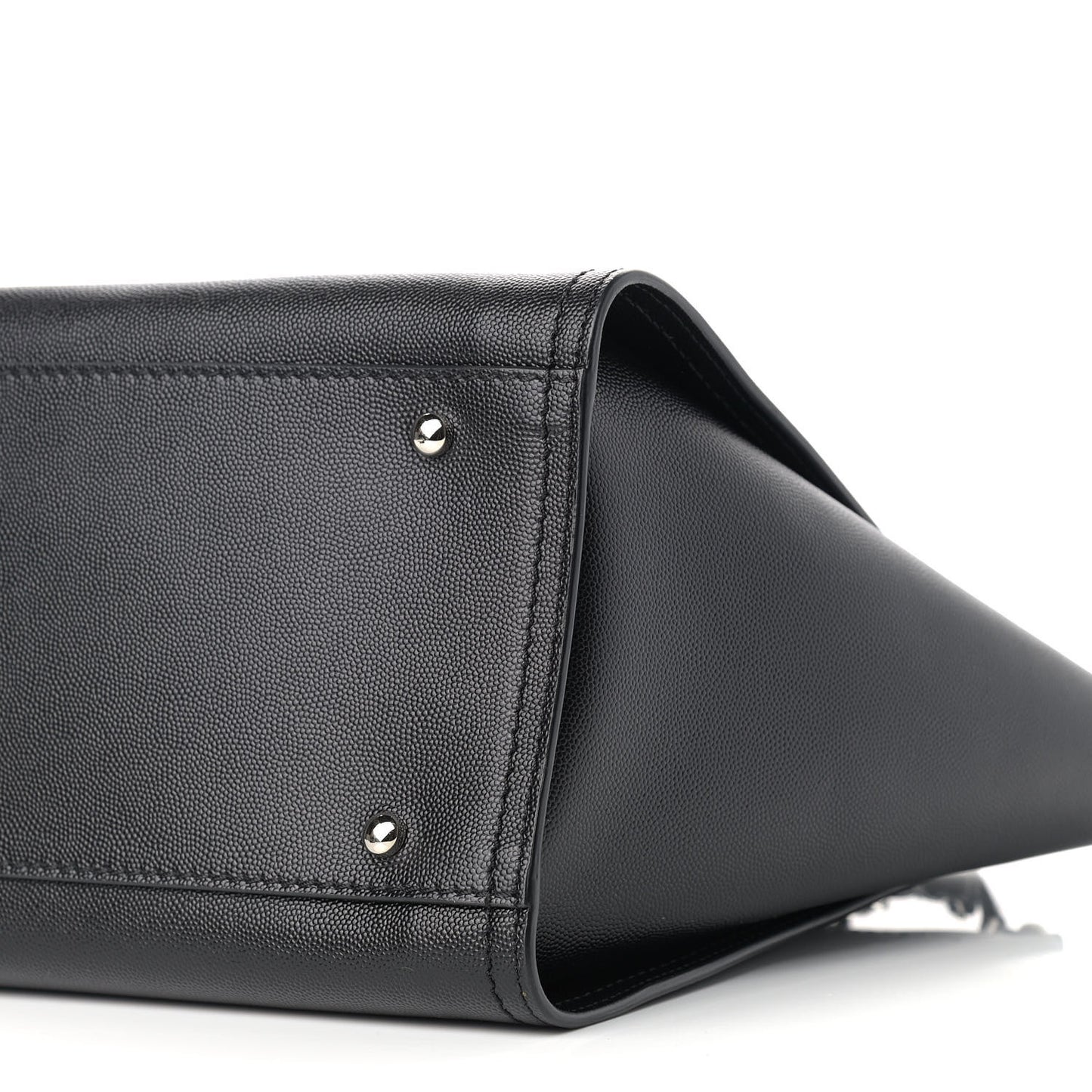 Caviar Small Studded Deauville Tote Black