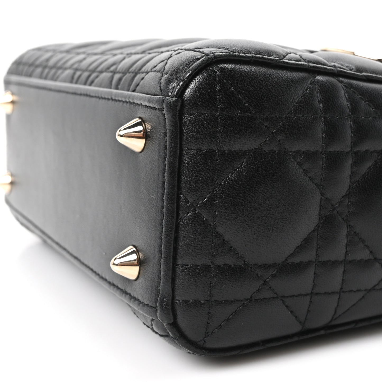 Lambskin Cannage Small My ABCDior Lady Dior Black