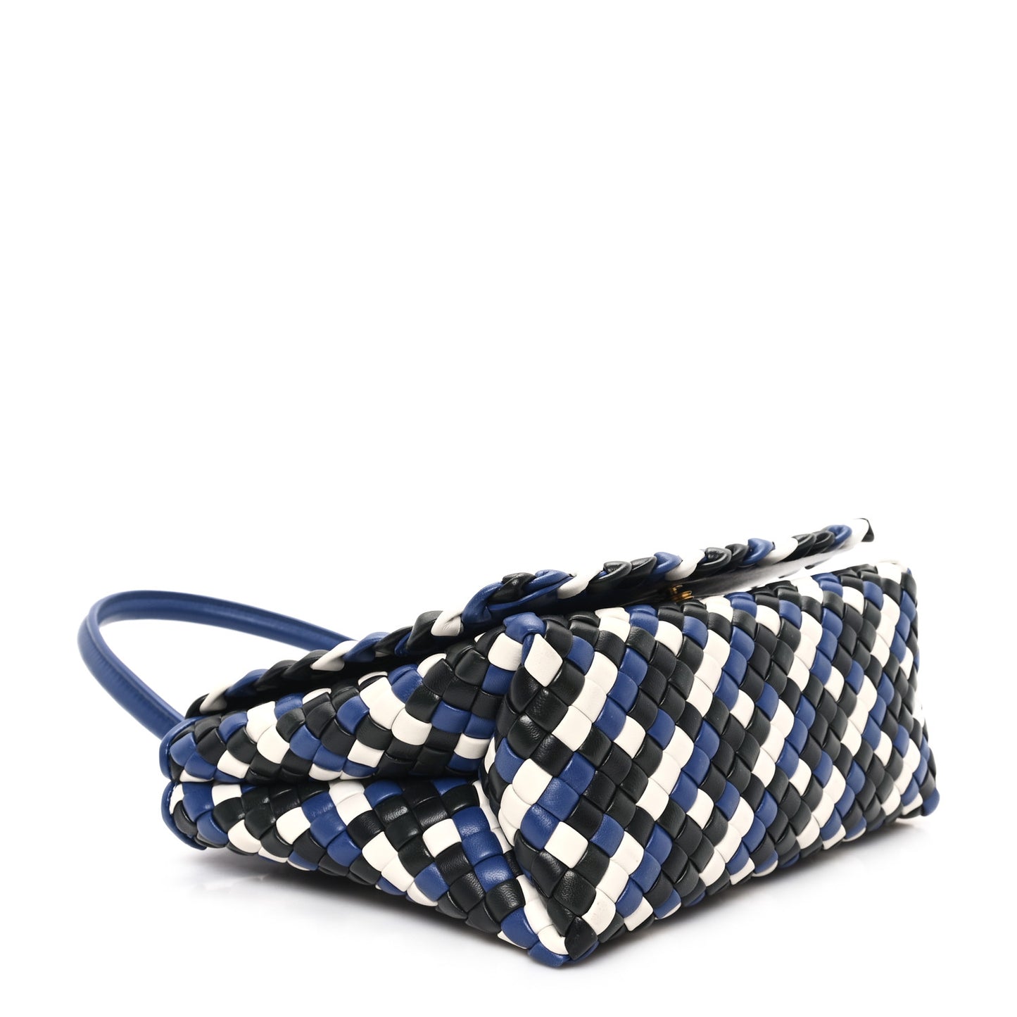 Nappa Intrecciato Patti Top Handle Bag  Cruise Multicolor