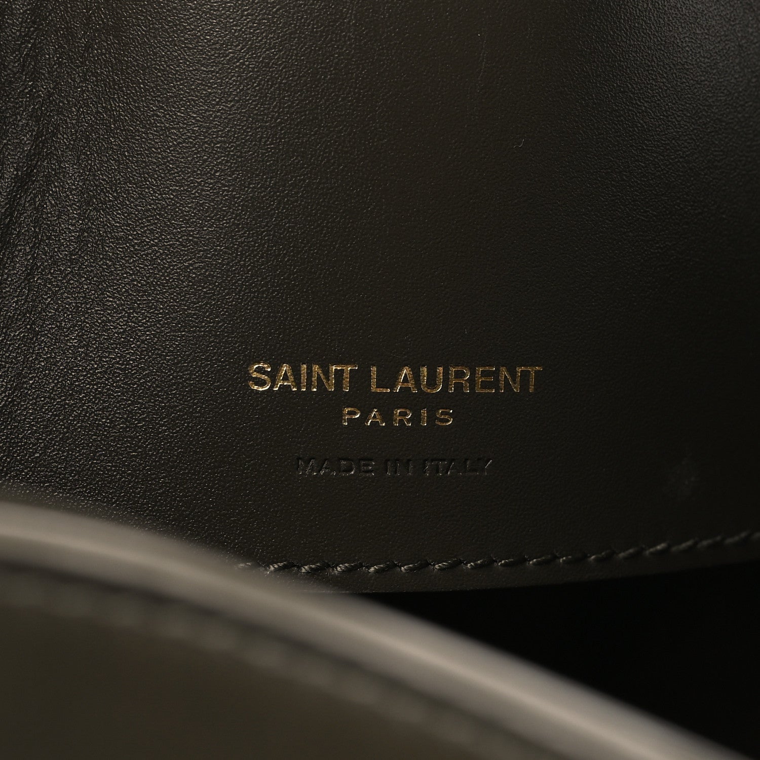 Saint Laurent Shiny Calfskin Le 37 Bucket Bag Deep Musk 6 of 10