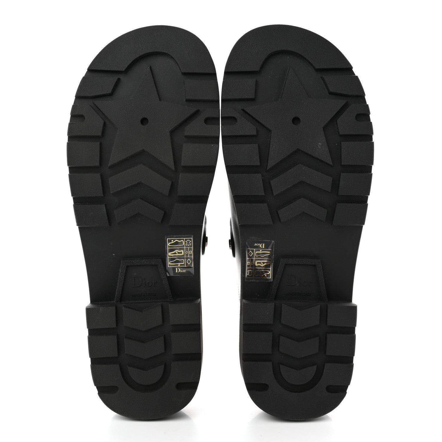 Christian Dior Calfskin Diorquake Buckled Lug Sole 15mm Clogs 40 Black 5 of 9