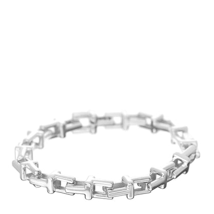 Tiffany Sterling Silver T Chain Bracelet 1 of 4