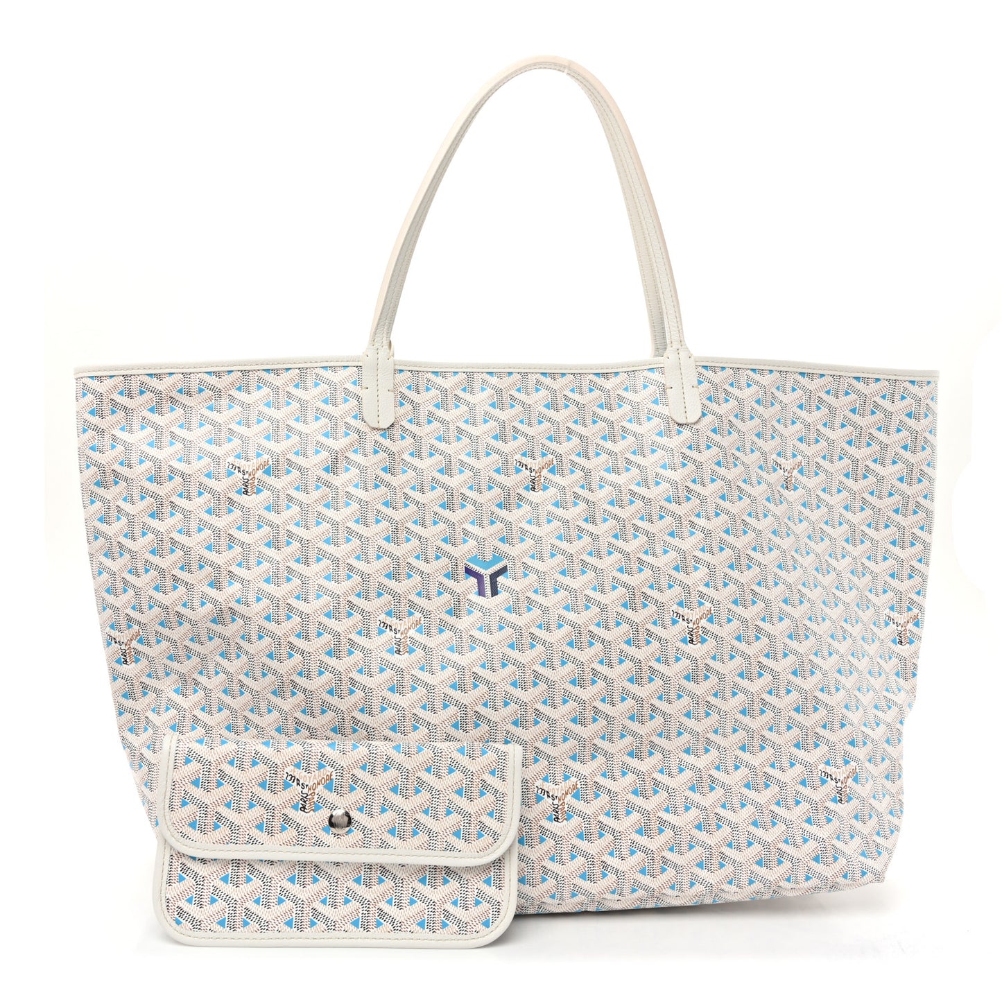 Goyardine Saint Louis Claire Voie GM White Opaline