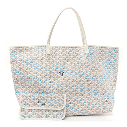 Goyard Goyardine Saint Louis Claire Voie GM White Opaline 3 of 11