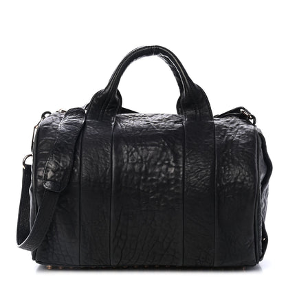 Alexander Wang Pebbled Lambskin Rocco Black Rose Gold Hardware 1 of 4