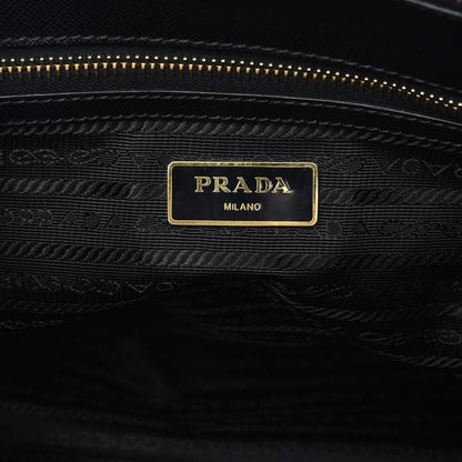 Prada Saffiano Large Galleria Double Zip Tote Black 6 of 7