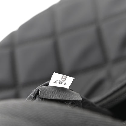 Prada Tessuto Nylon Stitched Shoulder Bag Black 8 of 11