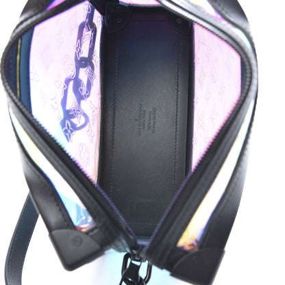 Louis Vuitton Calfskin PVC Monogram Solar Ray Soft Trunk Iridescent Prism Black 5 of 11
