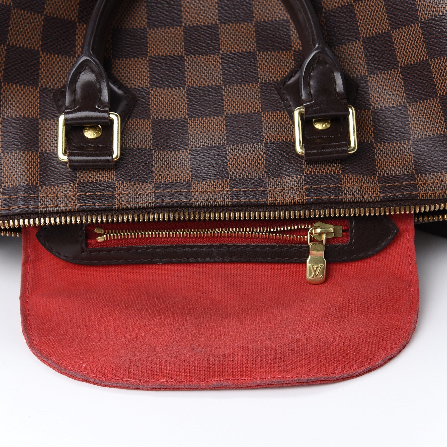 Louis Vuitton Damier Ebene Speedy Bandouliere 25 8 of 8