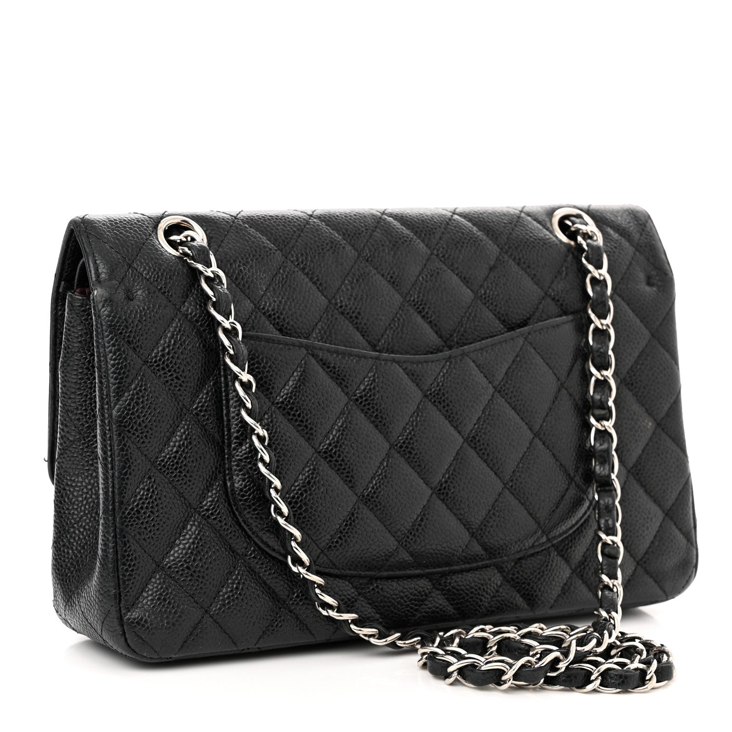 Chanel Caviar Quilted Medium Double Flap Black 3 of 13