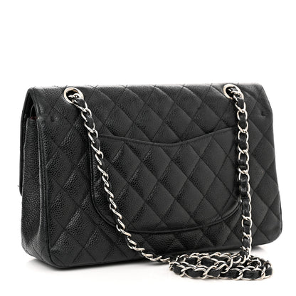Chanel Caviar Quilted Medium Double Flap Black 3 of 13