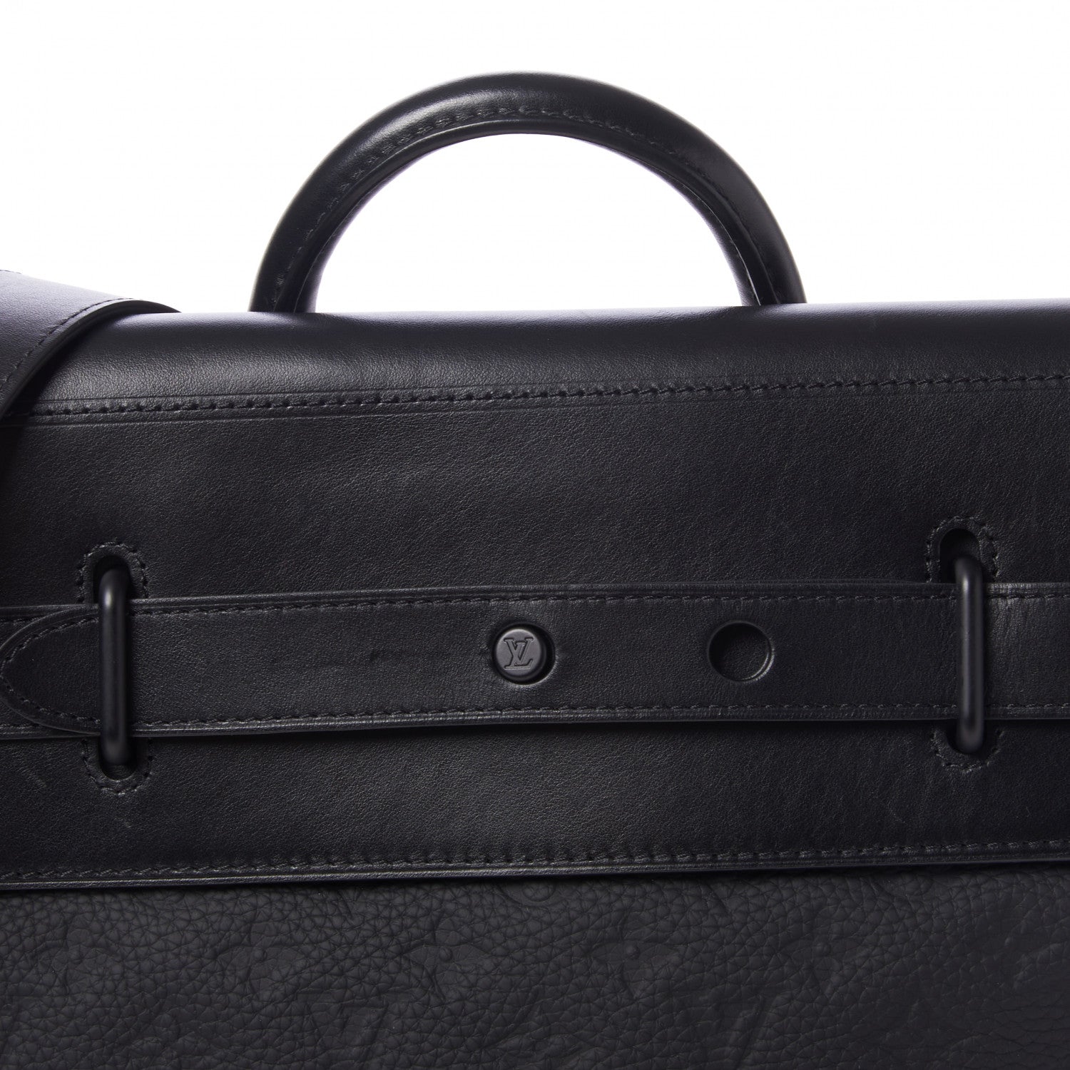 Louis Vuitton Taurillon Monogram Steamer PM Black 7 of 8