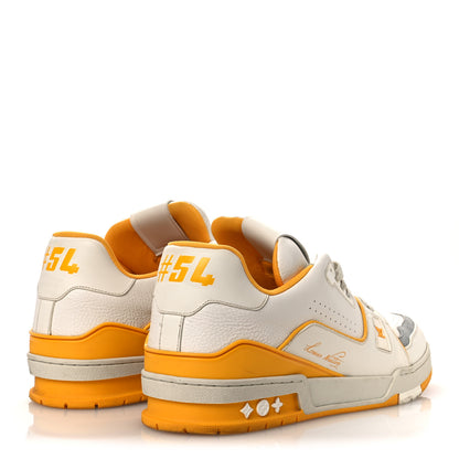 Louis Vuitton Calfskin LV Trainer Sneakers 11 Yellow 5 of 13