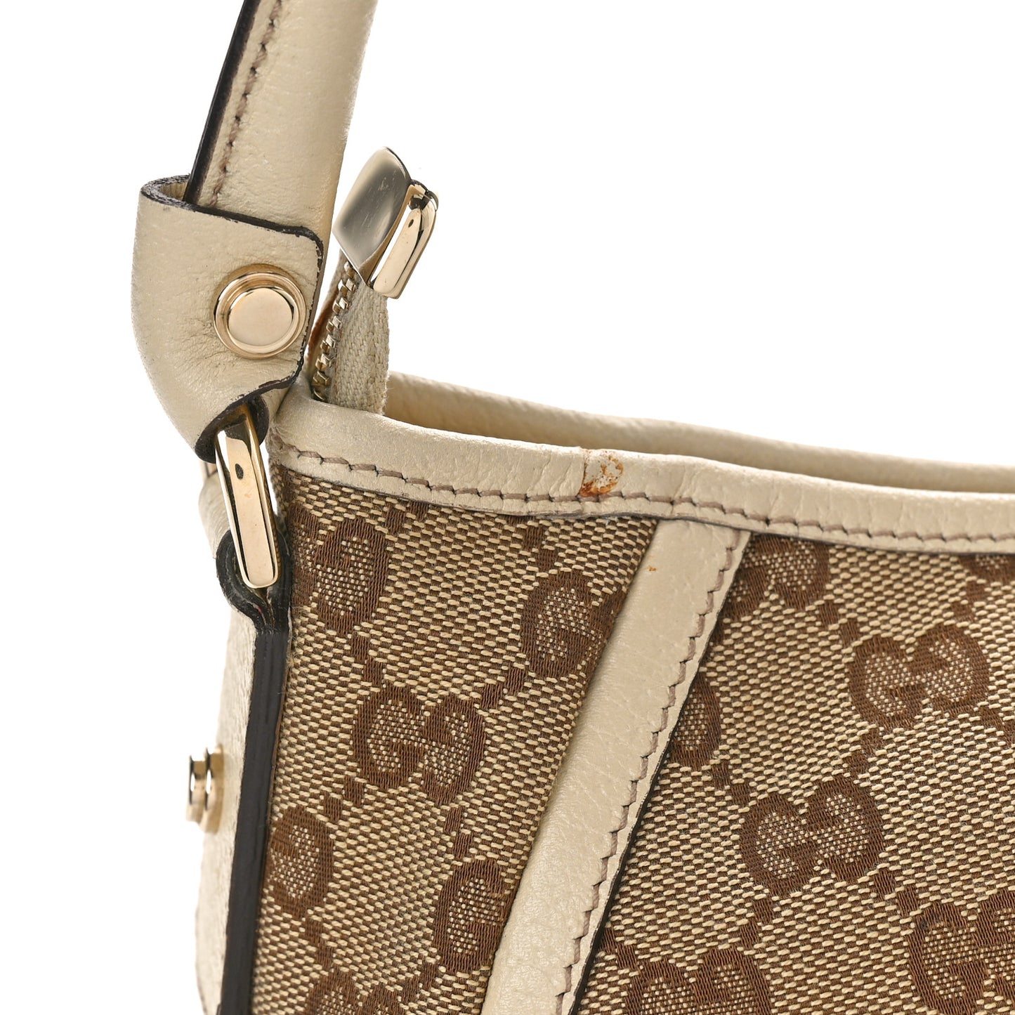 Monogram D Ring Abbey Pochette Off White