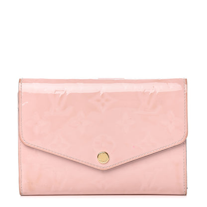 Louis Vuitton Vernis Sarah Compact Wallet Rose Ballerine 1 of 11