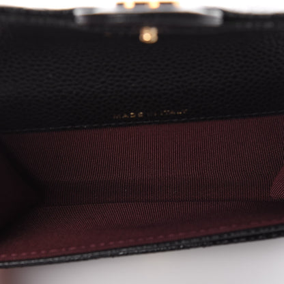 Chanel Caviar Quilted Flap Card Holder Black 5 of 9