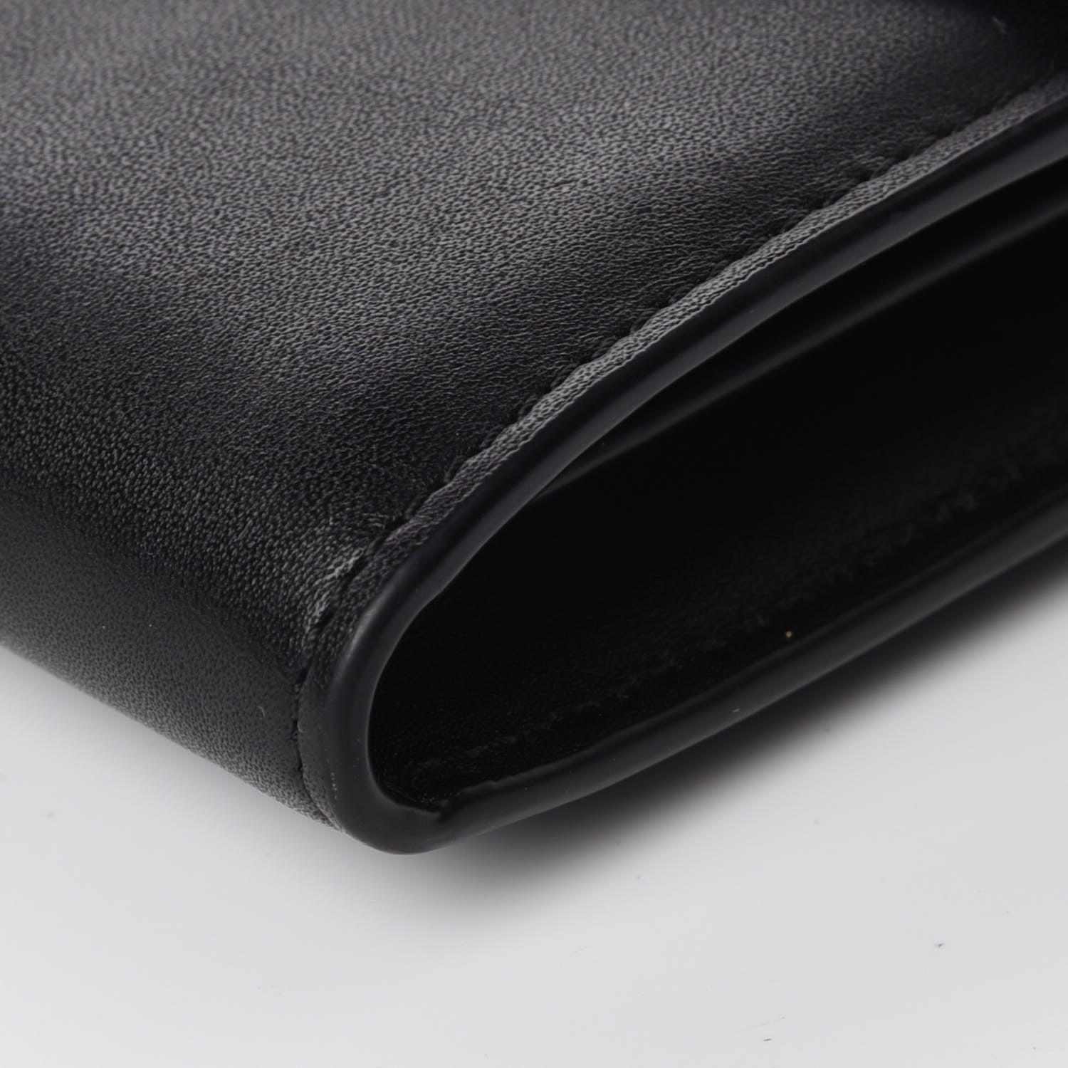 MCM Calfskin Large Patricia Wallet On Chain Black 6 of 10