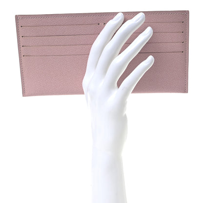 Louis Vuitton Calfskin Felicie Card Holder Insert Rose Ballerine 2 of 6