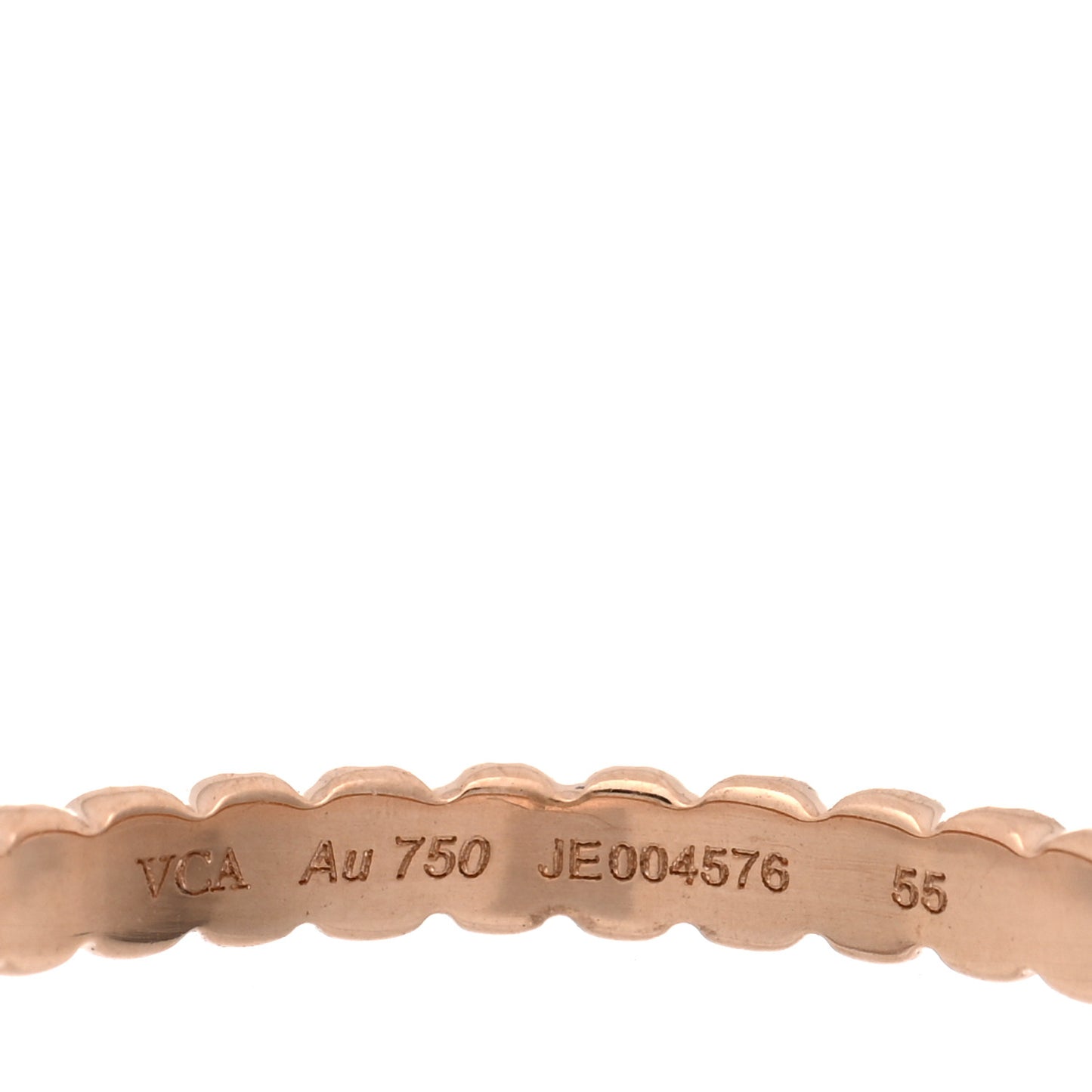 18K Rose Gold Small Perlee Ring 55 7.25