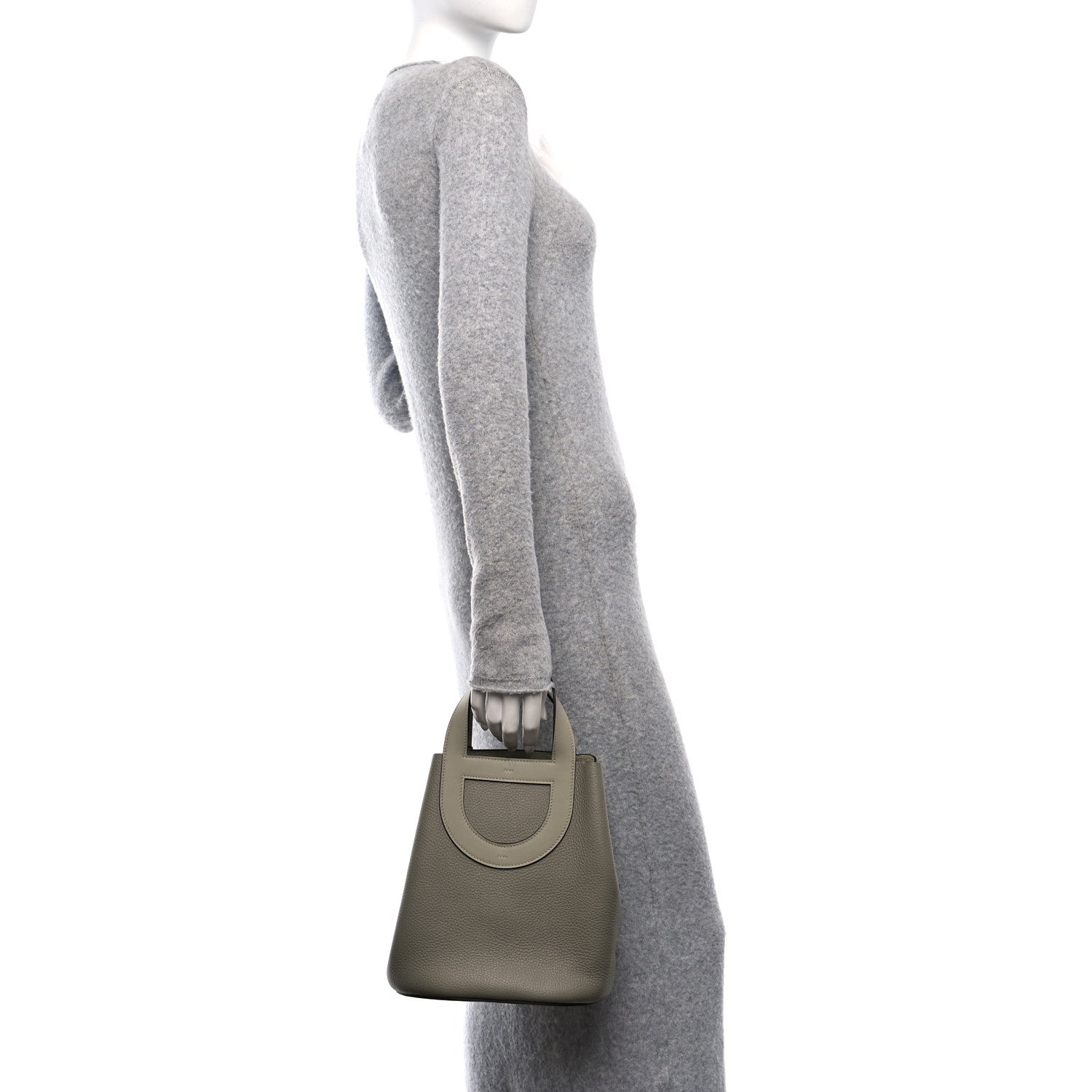 Hermes Taurillon Clemence Swift In-The-Loop 23 Bag Sauge 2 of 11