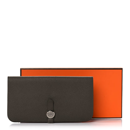 Hermes Togo Dogon Recto Verso Wallet Etain 15 of 15
