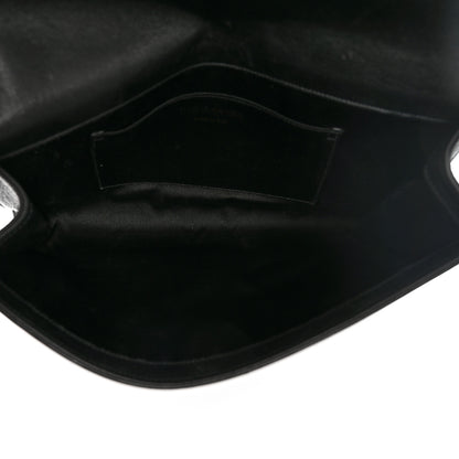 Saint Laurent Calfskin Monogram Large Belle De Jour Clutch Black 5 of 11