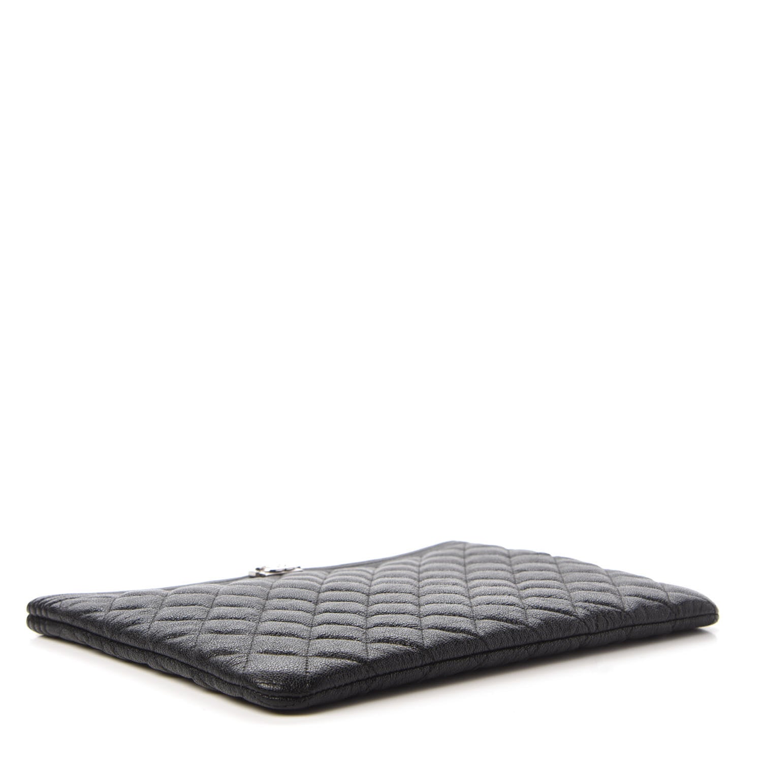 Chanel Caviar Quilted Medium Boy Cosmetic Case Black 4 of 10