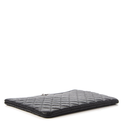 Chanel Caviar Quilted Medium Boy Cosmetic Case Black 4 of 10