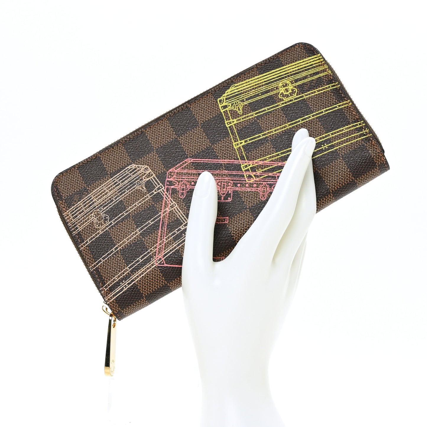 Damier Ebene 2014 Christmas Animation Zippy Wallet