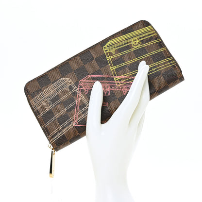 Louis Vuitton Damier Ebene 2014 Christmas Animation Zippy Wallet 2 of 7