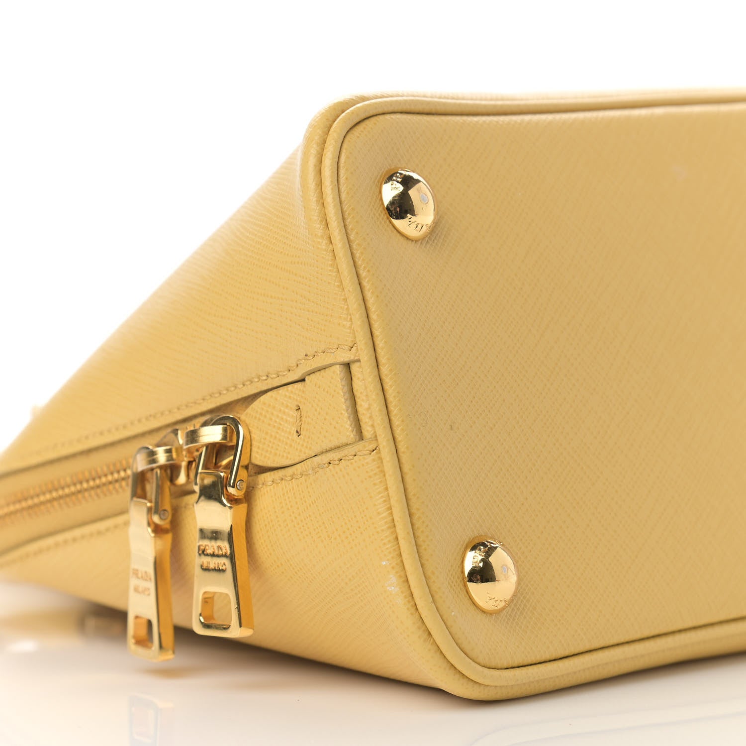 Prada Saffiano Lux Small Promenade Tote Mimosa 9 of 11