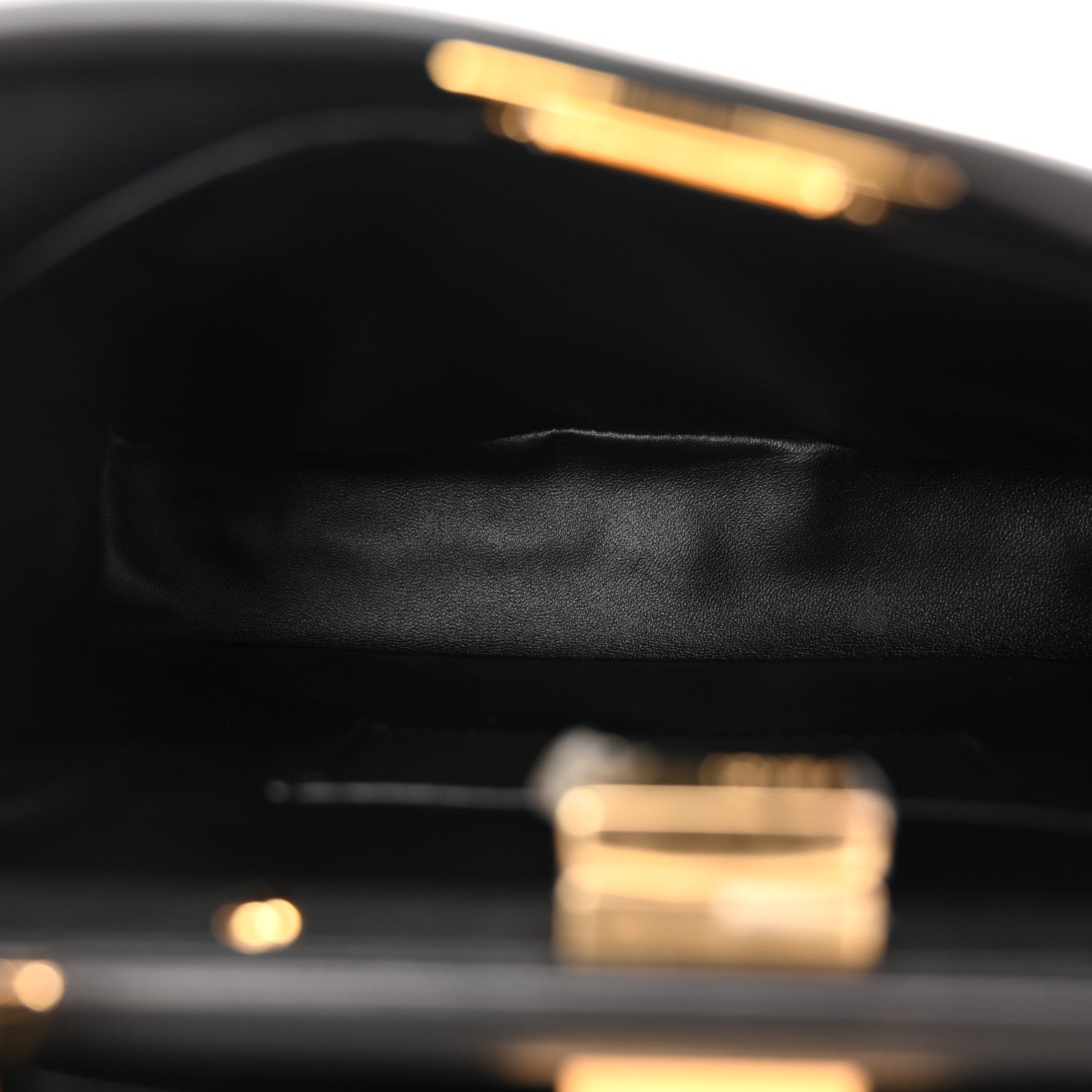 Fendi Nappa Mini Peekaboo Iconic Satchel Black 5 of 11