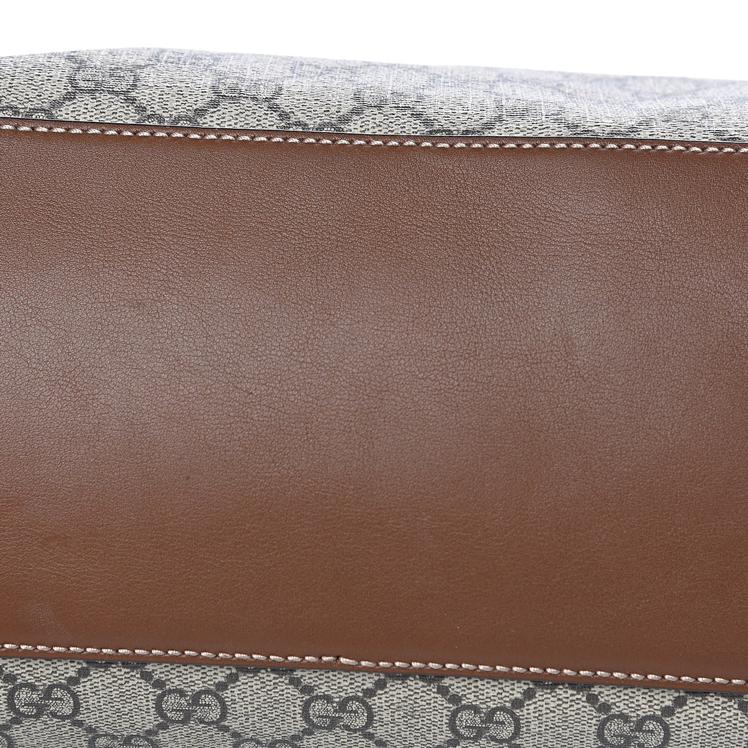 Gucci GG Supreme Monogram Large Linea A Hobo Light Brown 10 of 11