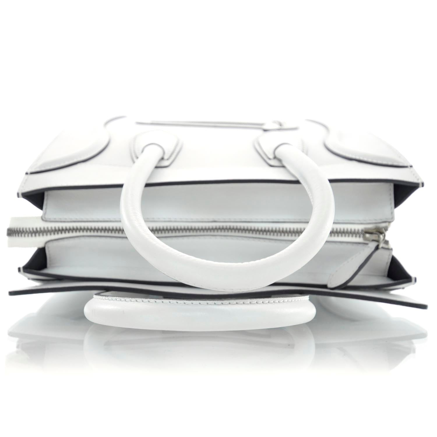 Celine Smooth Calfskin Mini Luggage White 5 of 10