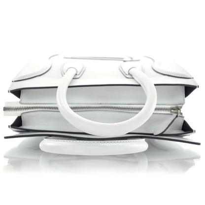 Celine Smooth Calfskin Mini Luggage White 5 of 10