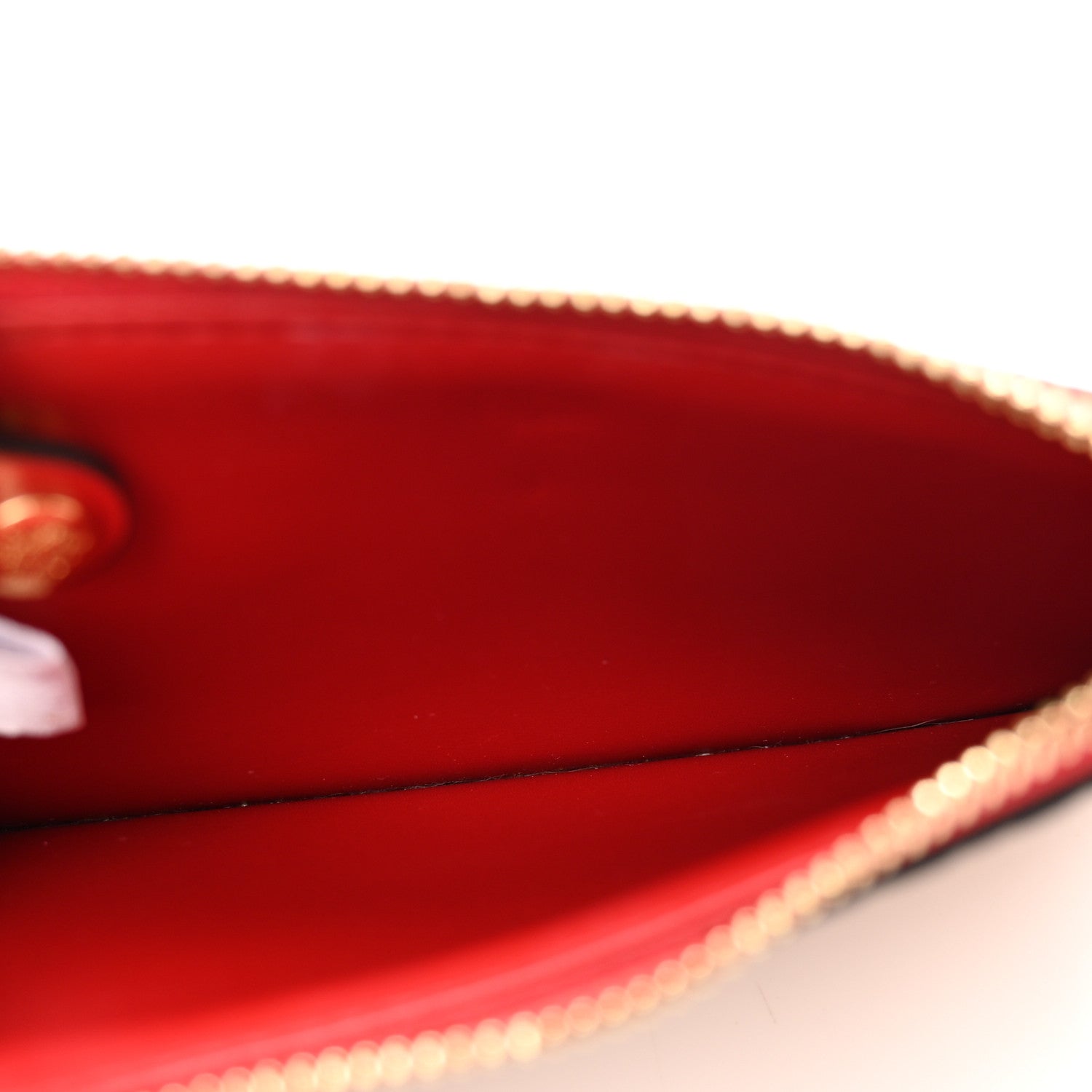MCM Visetos Key Pouch Cognac Red 5 of 7