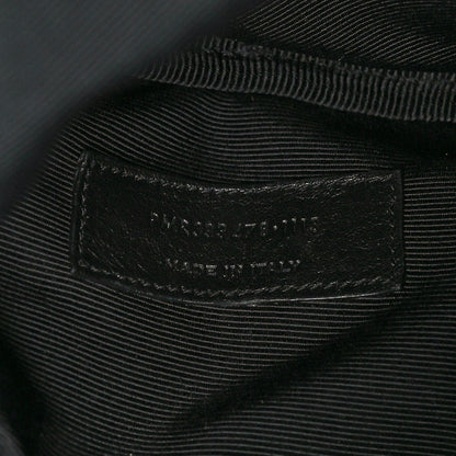 Saint Laurent Calfskin Medium Rider Bucket Bag Black 6 of 14