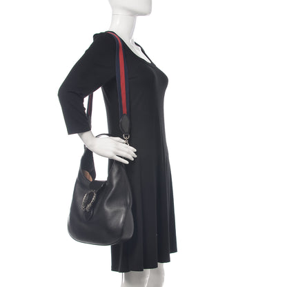 Gucci Calfskin Web Small Dionysus Hobo Black 2 of 10