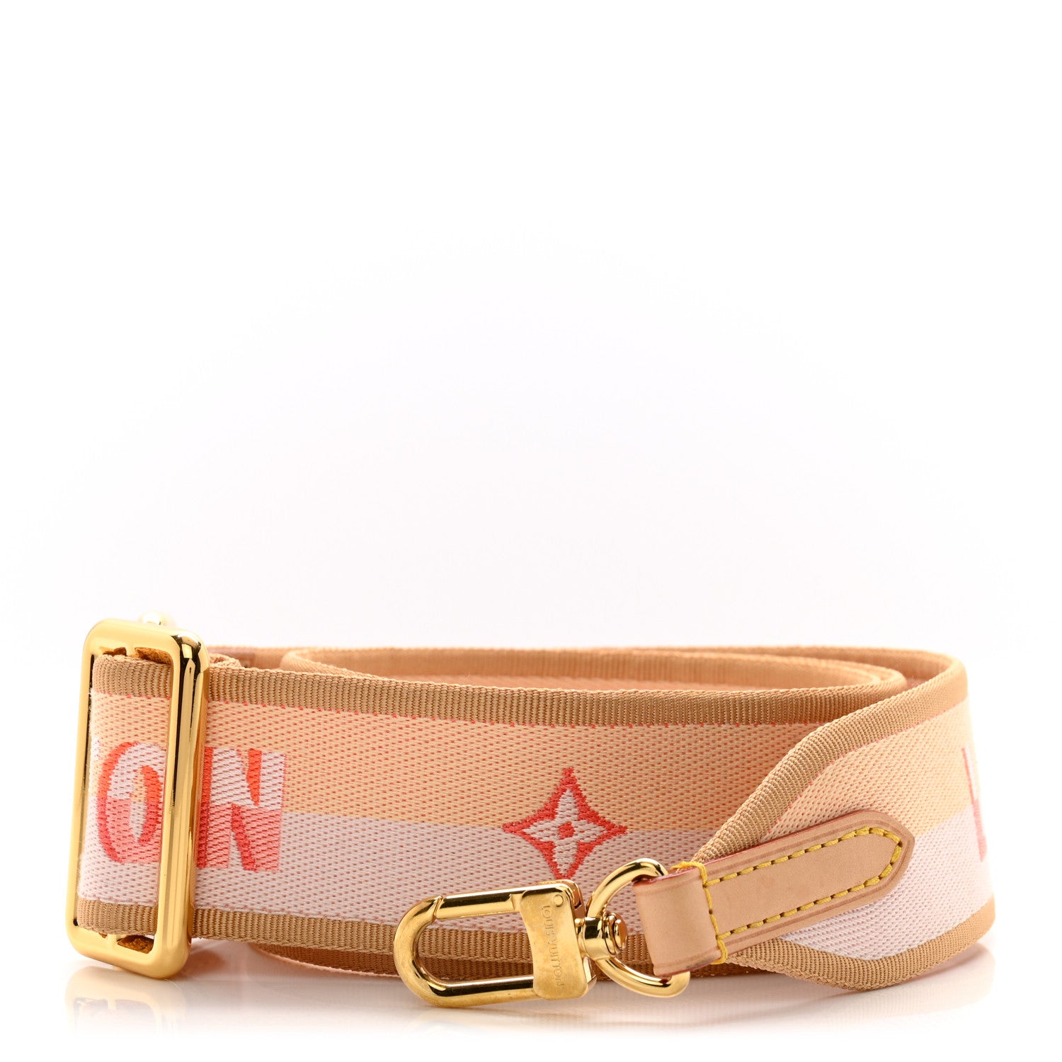 Louis Vuitton Jacquard Speedy Bandouliere 20 Shoulder Strap Pink Orange 1 of 4