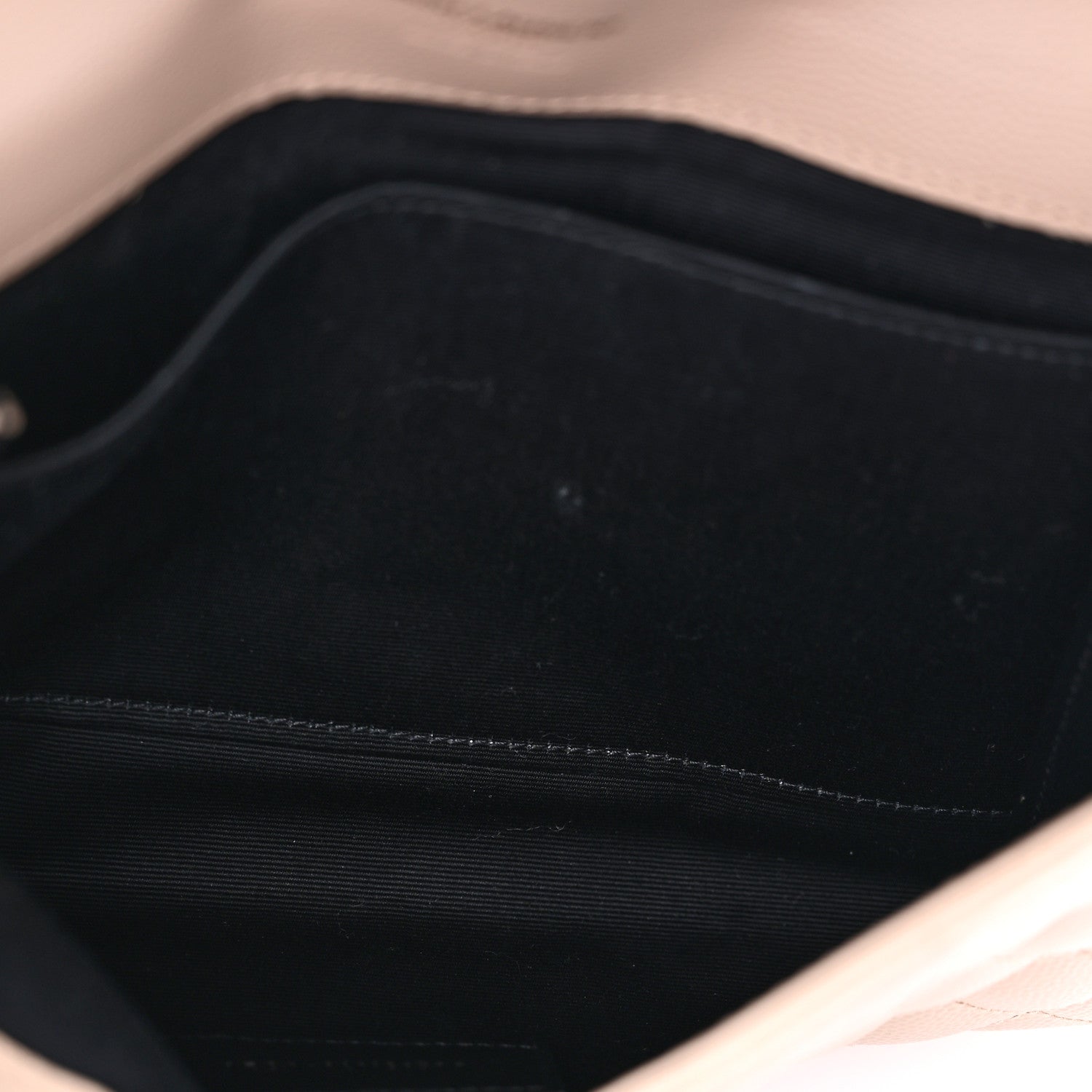 Saint Laurent Grain De Poudre Textured Mixed Matelasse Triquilt Monogram Clutch Dark Beige 5 of 9