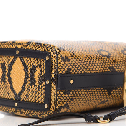 Chloe Python Embossed Calfskin Mini Roy Bucket Bag September Sun 7 of 10
