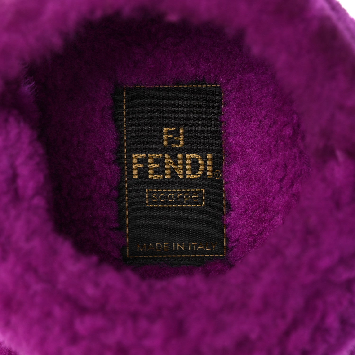Fendi Shearling FF Fendi Feel Sandals 39 Bouganville 7 of 7