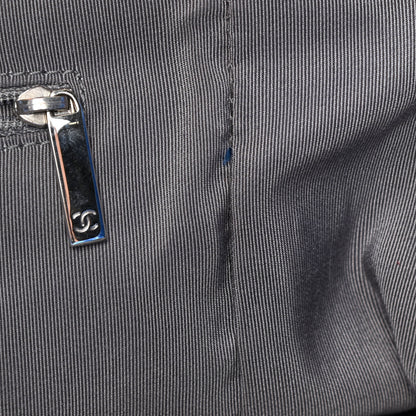 Chanel Metallic Cracked Calfskin Modern Chain Tote Blue 13 of 13