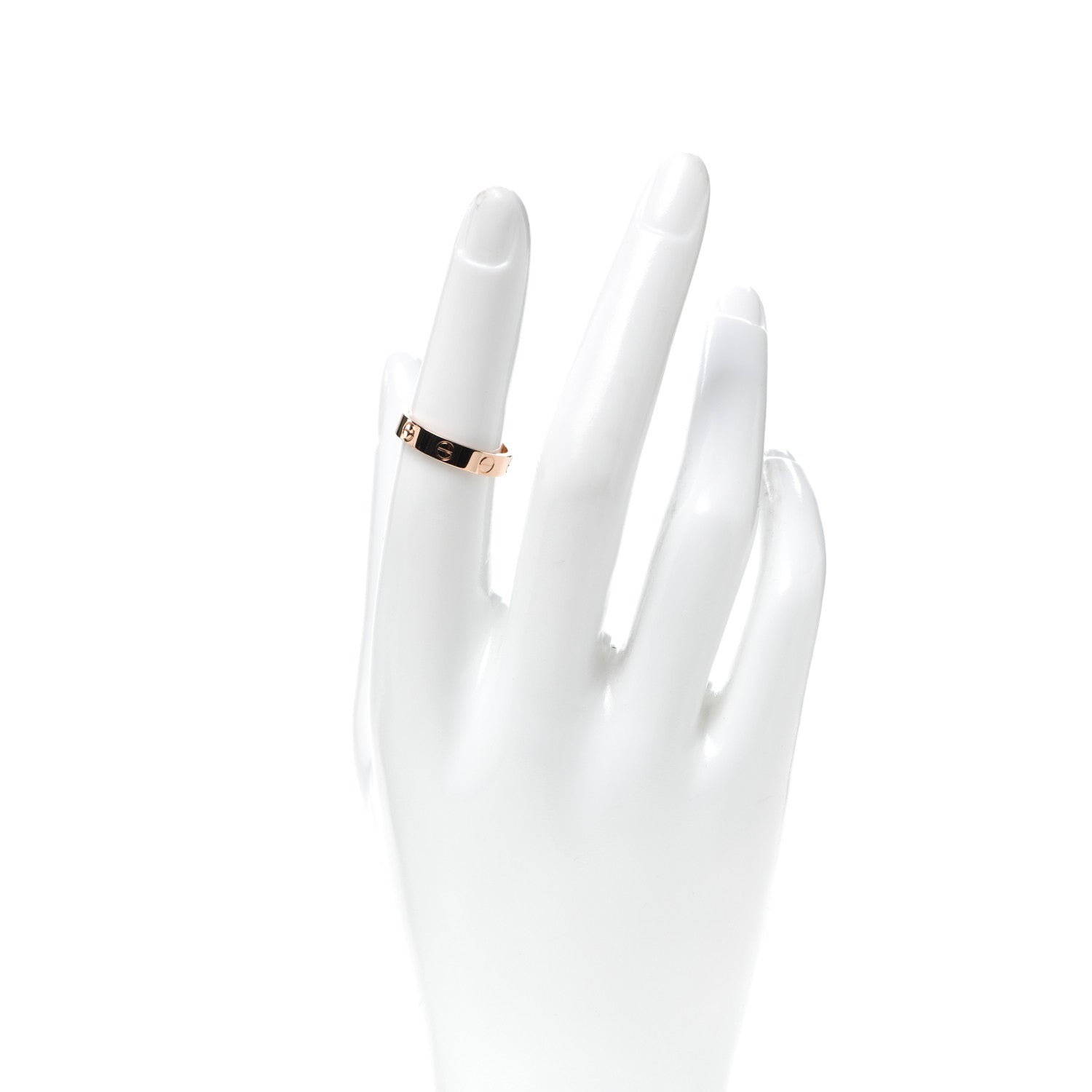 Cartier 18K Pink Gold 3.5mm LOVE Wedding Band Ring 51 5.75 2 of 5