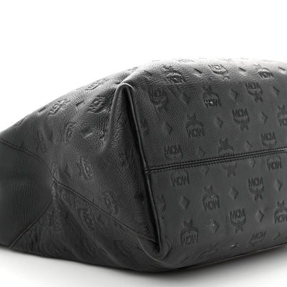 MCM Calfskin Ottomar Large Klara Hobo Black 9 of 15