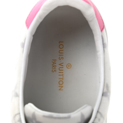 Louis Vuitton Technical Fabric Calfskin Monogram Frontrow Sneakers 39 Pink 7 of 11