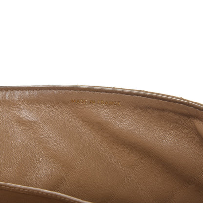 Chanel Lambskin Quilted Jumbo Single Flap Dark Beige 10 of 15